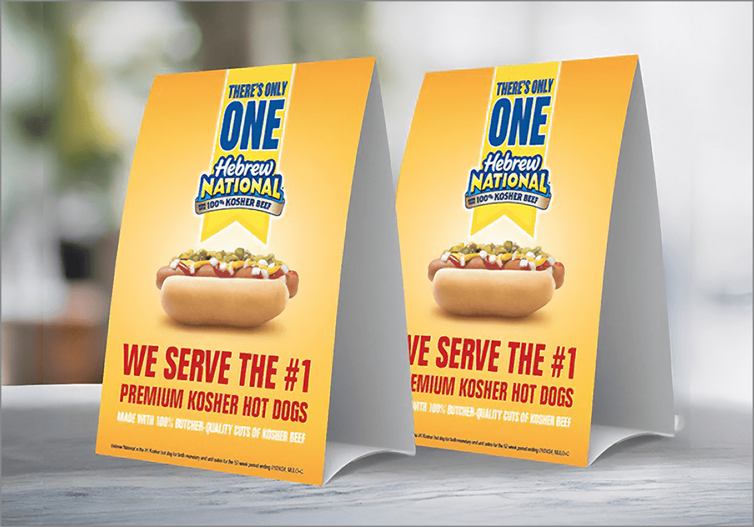 We serve the #1 premium kosher hot dogs