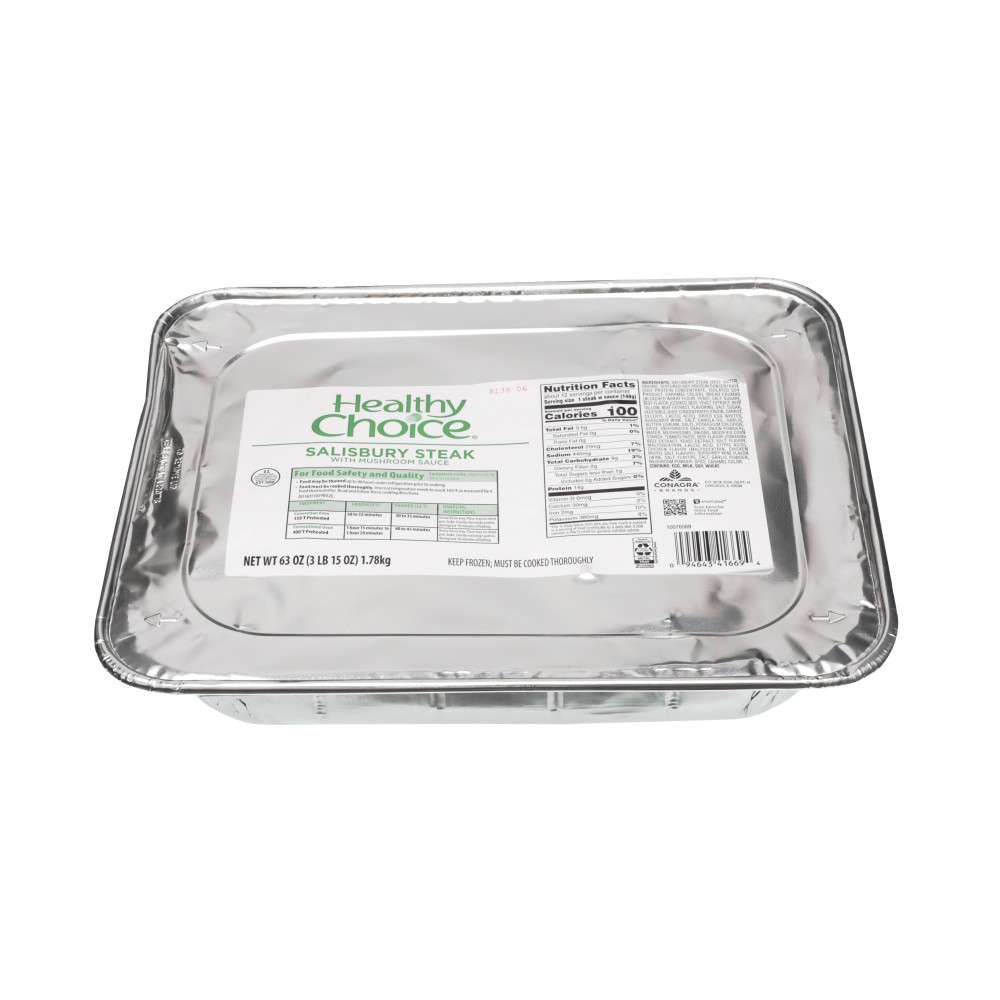 Salisbury Steak - 4/63 OZ