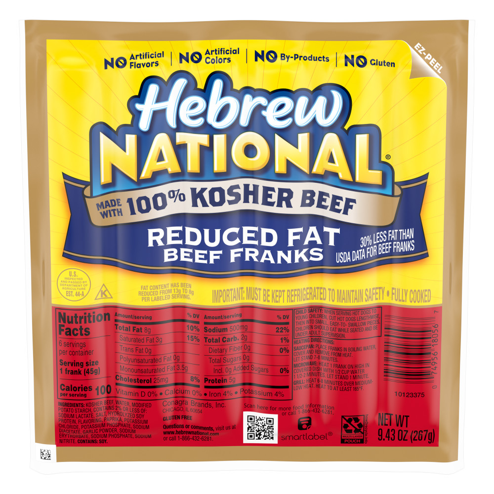 Reduced Fat Beef Franks