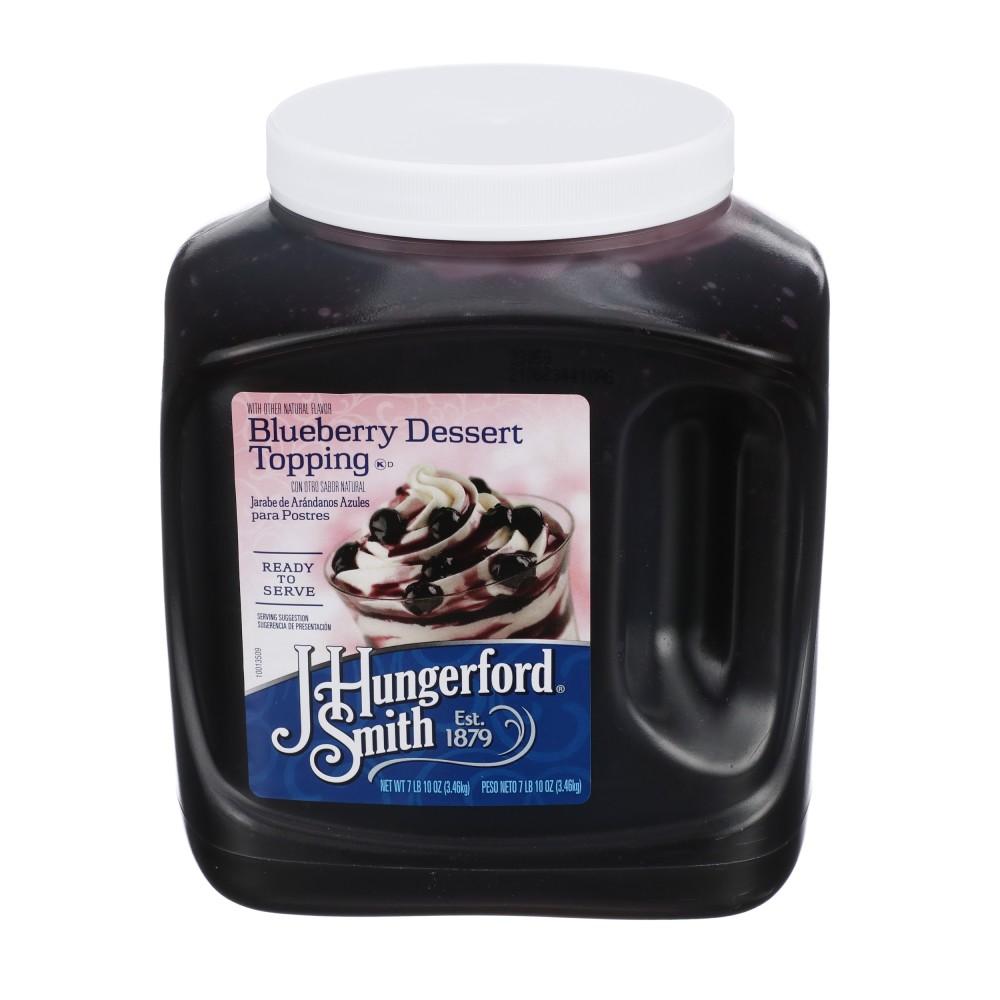 Blueberry Topping in Wide-Mouth Jugs