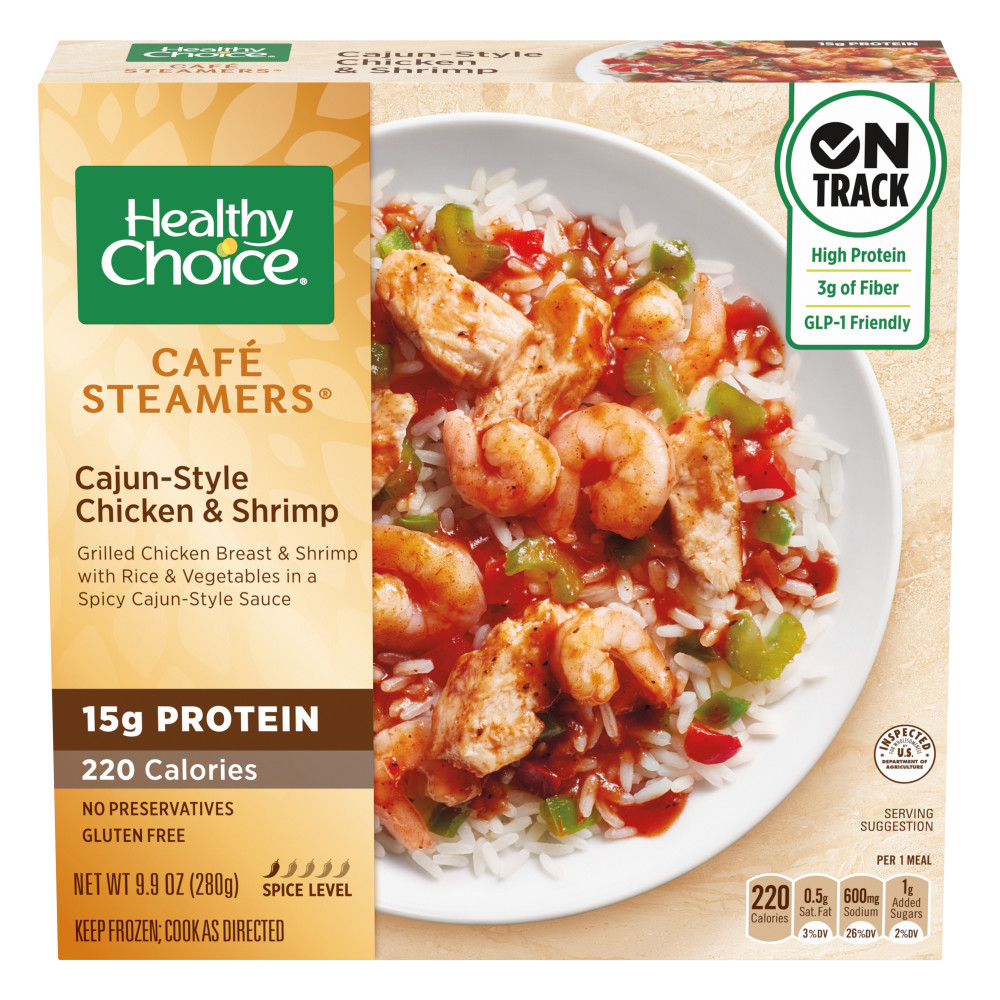 Cafe Steamers Cajun Chicken & Shrimp
