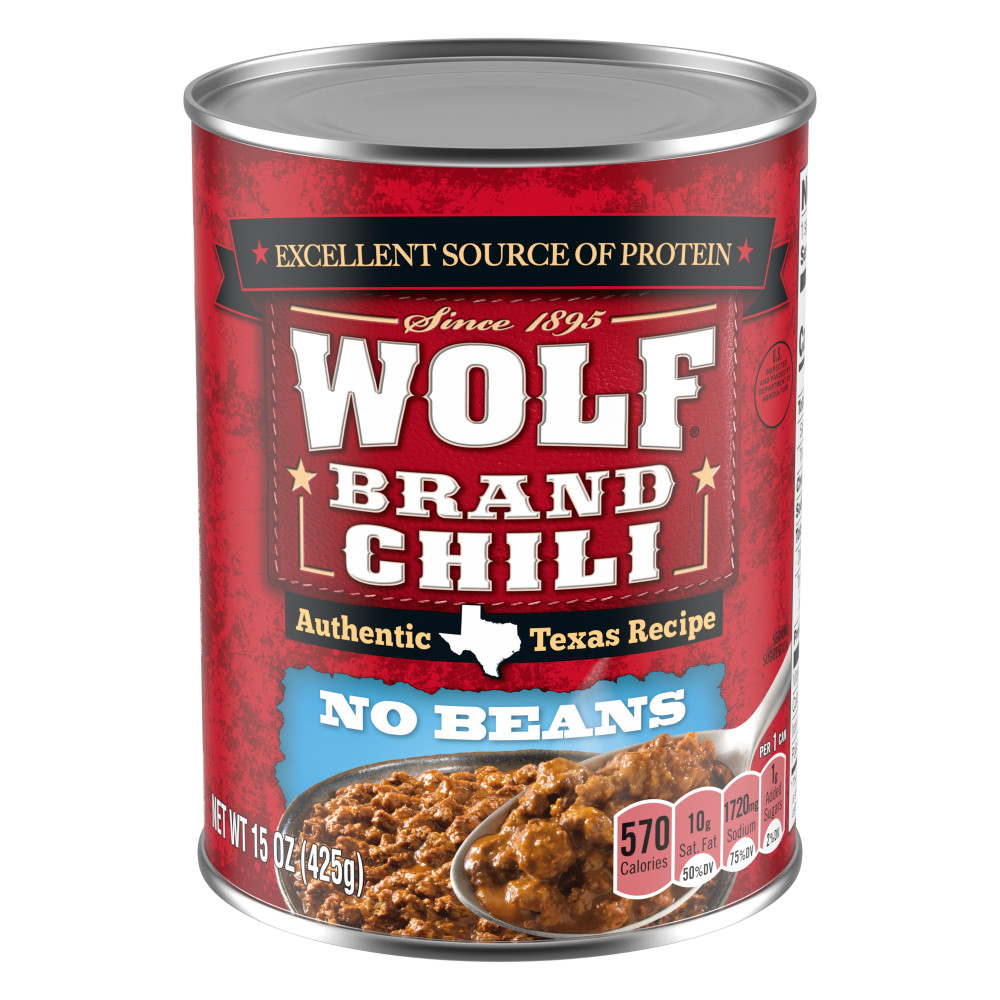 Wolf Chili Without Beans 15oz