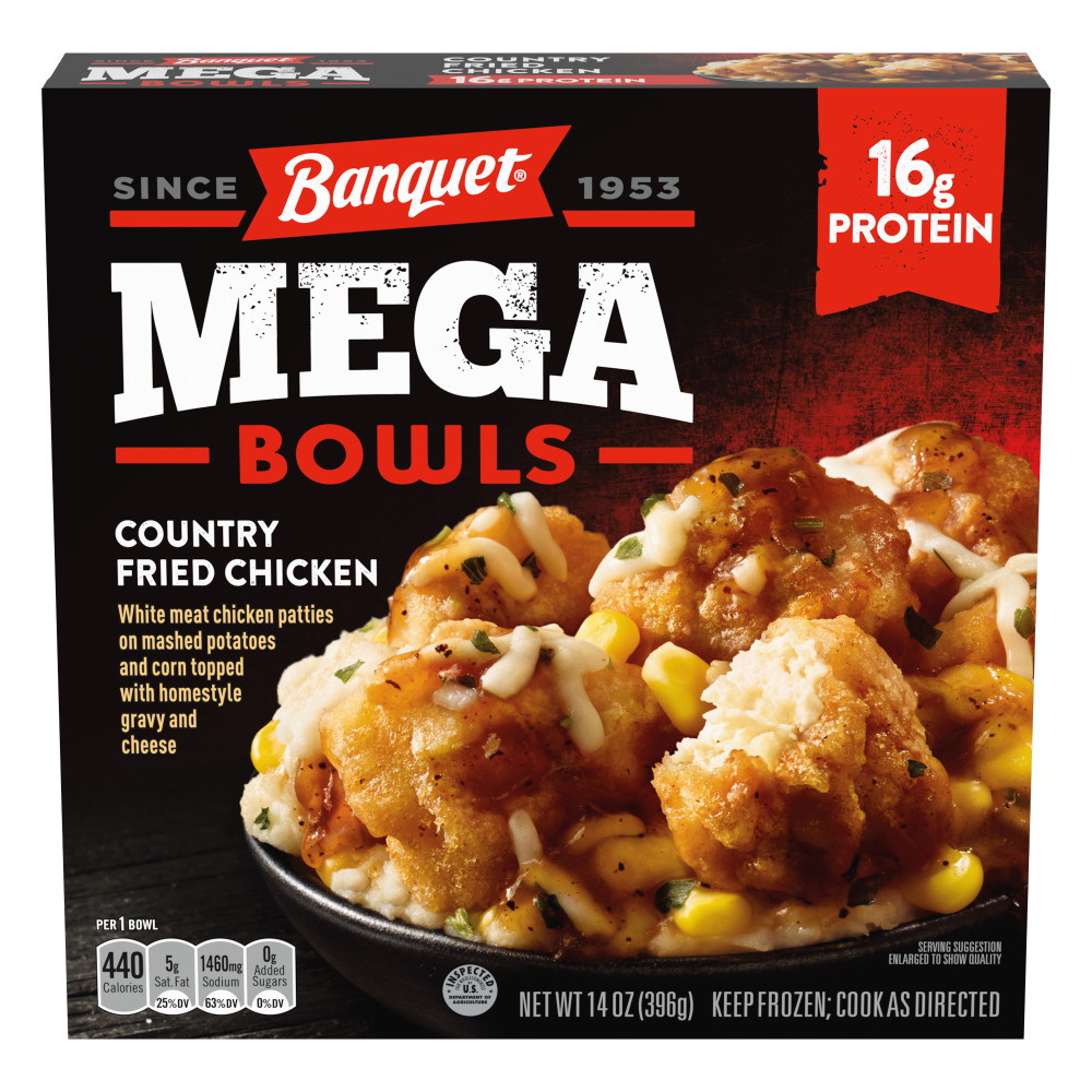 Banquet Mega Bowls Country Fried Chicken