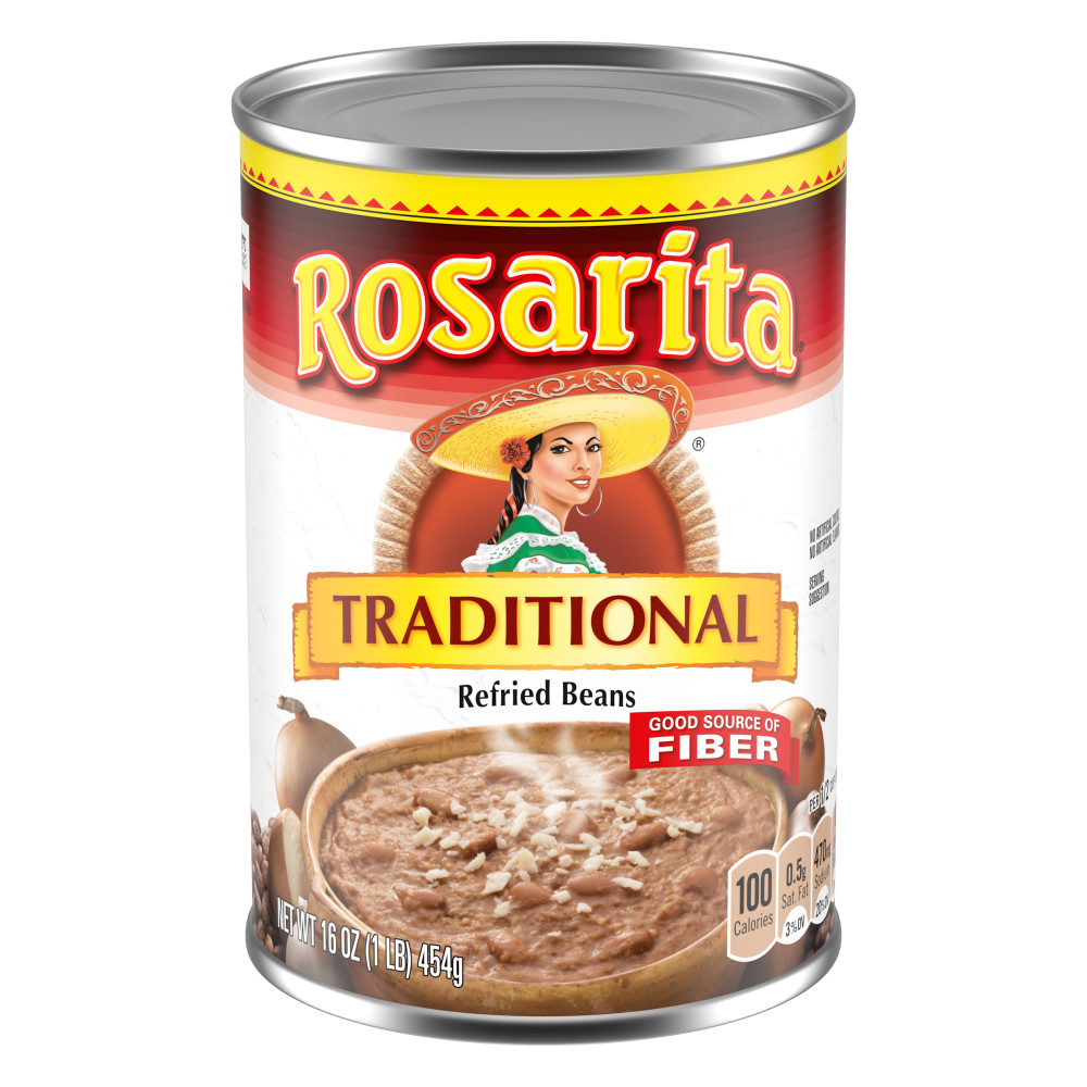 Rosarita Refried Beans Bulk 24x16oz