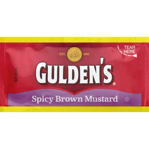 Spicy Brown Mustard Packets