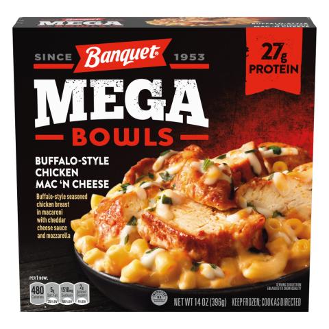 Banquet Mega Bowls Buffalo Style Chicken Mac N Cheese