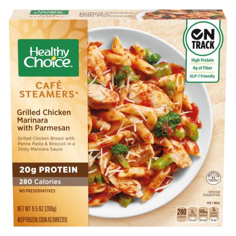 Cafe Steamers Grilled Chicken Marinara & Parmesan