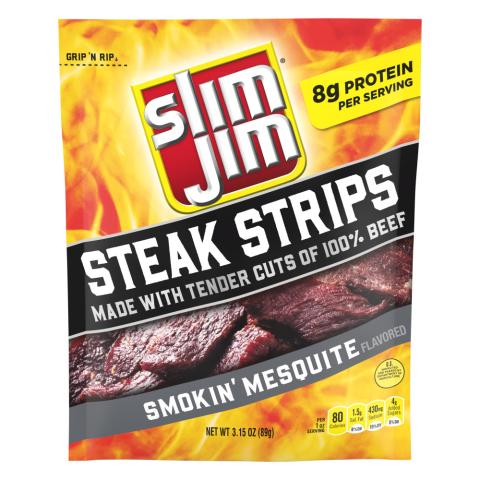 Mesquite Steak Strips by Slim Jim
