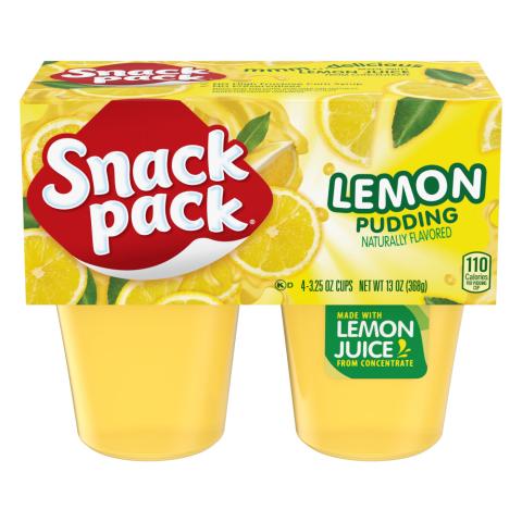 Lemon Pudding Snack Pack