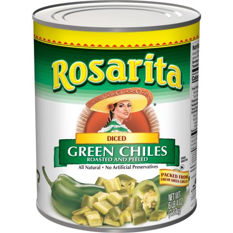 Diced Green Chiles - #10 Can