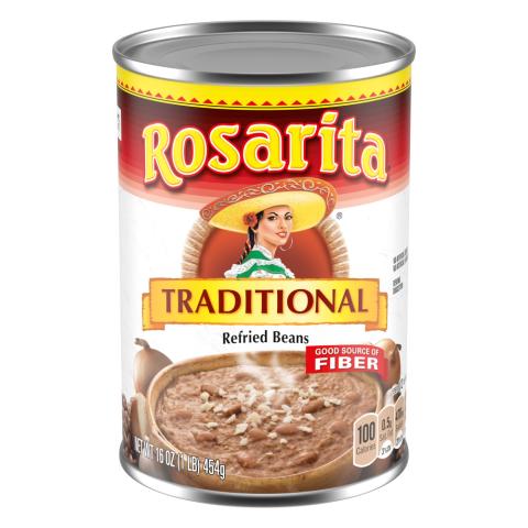 Rosarita Refried Beans Bulk 24x16oz