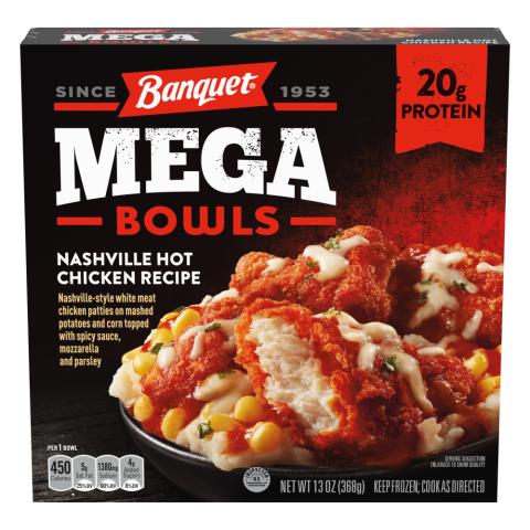 Banquet Mega Bowls Nashville Hot Chicken Recipe