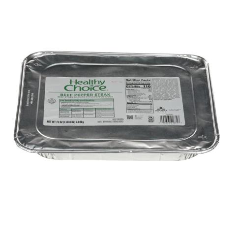 Healthy Choice Beef Pepper Steak 4x72oz
