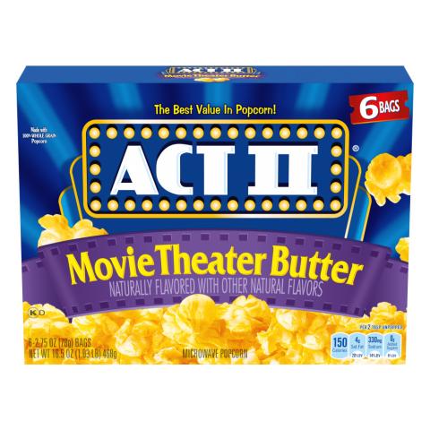 ACT II Movie Theater Butter - 6 Packs of 6