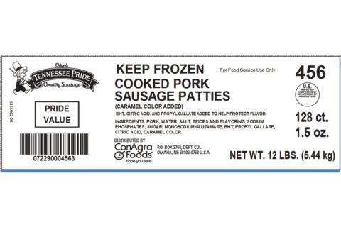 ODOMS TENNESSEE PRIDE Cooked Sliced Patties