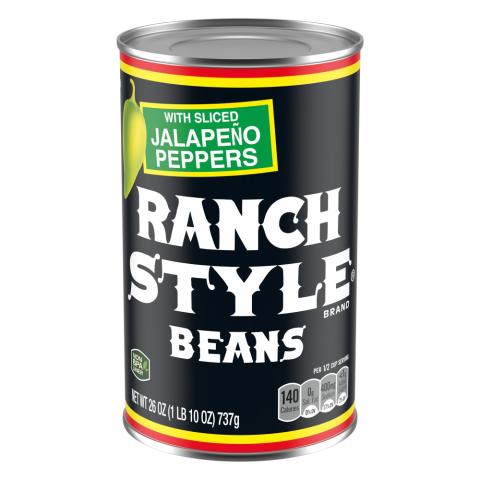 Ranch Style Beans with Jalapeno Slices