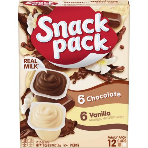 Choco-Vanilla Family Pack Pudding