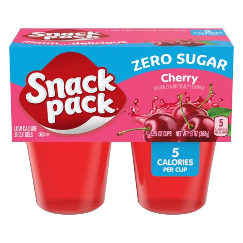 Sugar-Free Cherry Gels Snack Pack