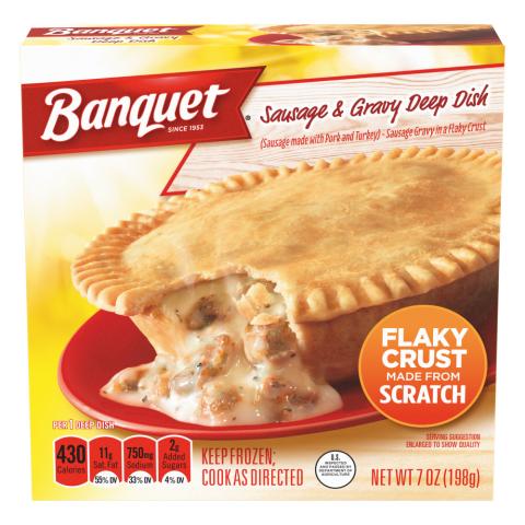 Banquet Deep Dish Sausage and Gravy