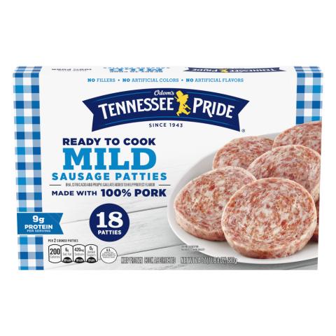 ODOMS TENNESSEE PRIDE Mild Sausage Patties