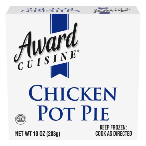 Award Cuisine Chicken Pot Pie - 12/10 oz