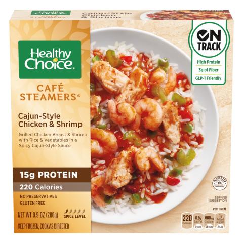 Cafe Steamers Cajun Chicken & Shrimp