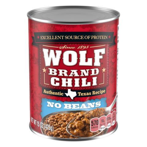 Wolf Chili Without Beans 15oz