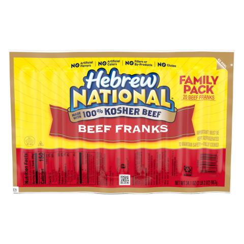 Hebrew National Beef Franks Family Pack