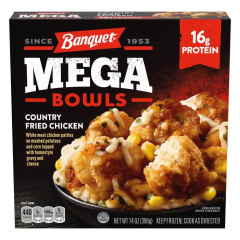 Banquet Mega Bowls Country Fried Chicken