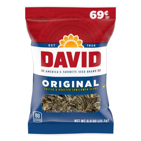 DAVID Sunflower Seeds - 0.9oz Pack