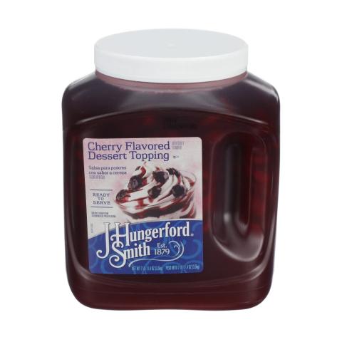 Cherry Topping in Wide-Mouth Jugs