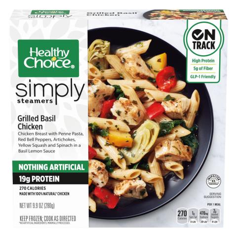 Grilled Basil Chicken Steamer