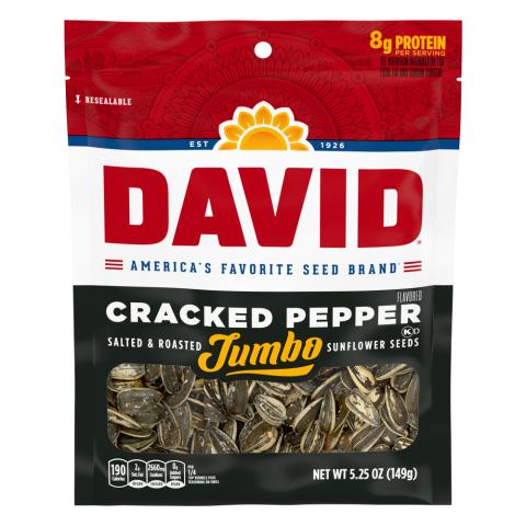 David's Jumbo Cracked Pepper Sunflower Seeds