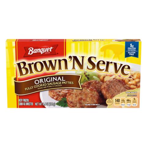 BANQUET Brown N Serve Original Sausage Patties