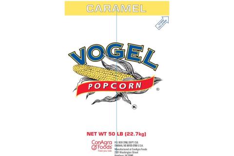 Vogel Caramel Popcorn Kernels, 1/50 LB