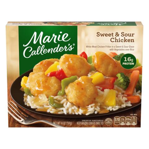 Marie Callender's Sweet and Sour Chicken Dinners