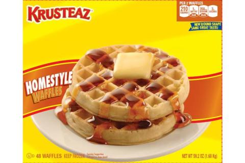Krusteaz Homestyle Waffle - 1.23 oz / 48 CT