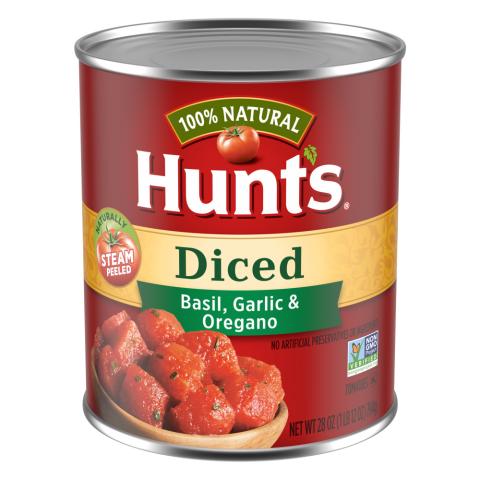 Hunt's Diced Tomatoes - Basil, Garlic & Oregano