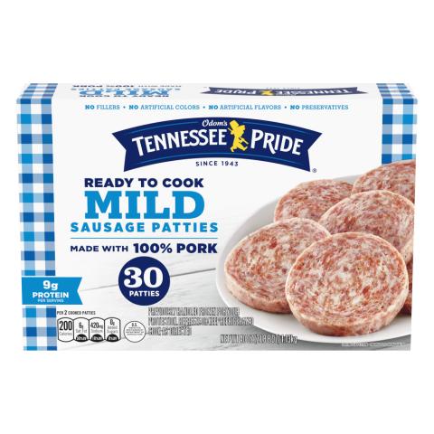 Tennessee Pride Mild Sausage Patties - 2