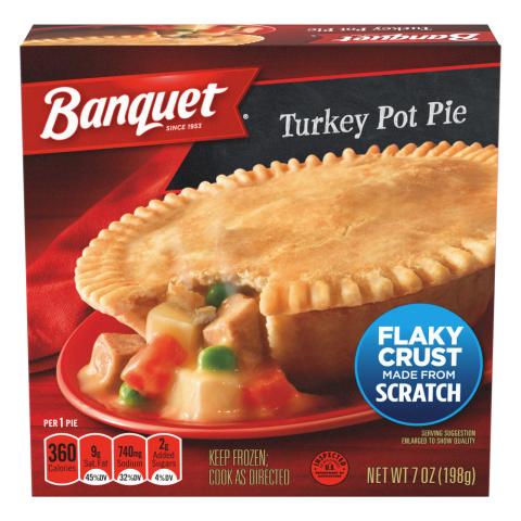 Service Banquet Turkey Pot Pie
