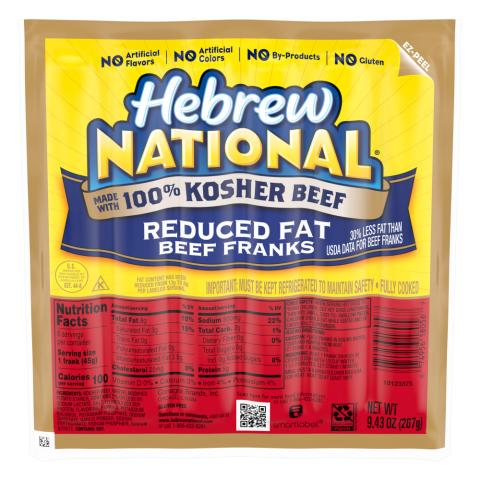 Reduced Fat Beef Franks