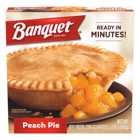 Service Banquet Peach Pie