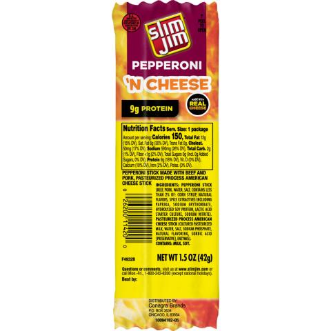 Slim Jim Pepperoni & Cheese Duo