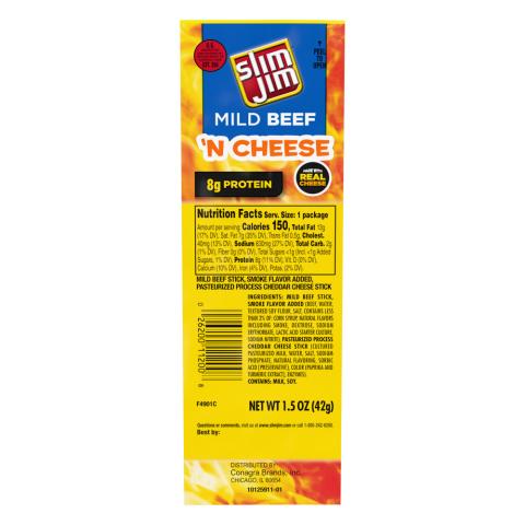 Mild Beef & Cheese Stick by Slim Jim