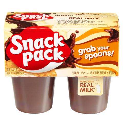 3.5oz Chocolate Pudding Snack Pack