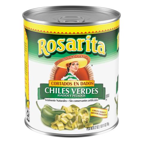 Diced Green Chiles - #2.5 Can Size