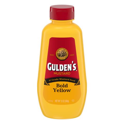 Yellow Mustard in Tabletop Bottles