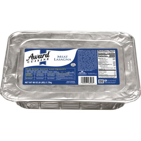 Award Cuisine Meat Lasagna 4/96 oz
