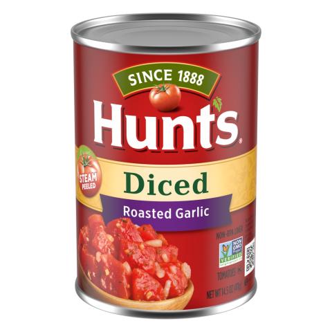 Hunt's Diced Tomatoes with Roasted Garlic
