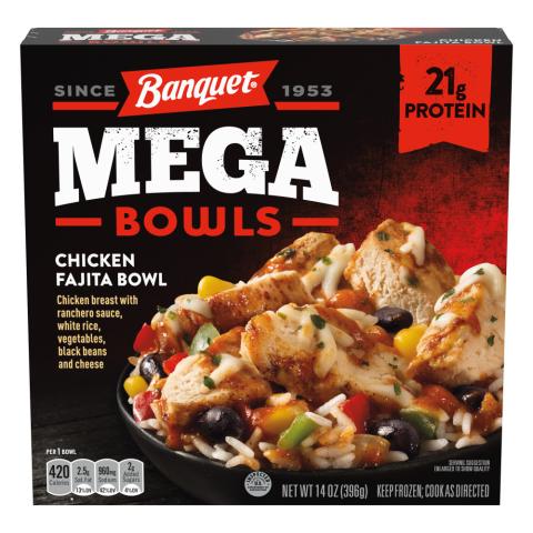 Banquet Mega Bowls Chicken Fajita